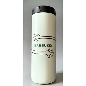 NWT Starbucks Limited Edition 2026 White Hugging Arms 12 oz Sa
 Bottle Tumbler